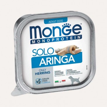Паштет для собак з оселедцем Monge - 150 г