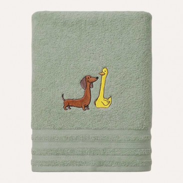 Полотенце для собак с вышивкой Montmorency - Long Necks&Short Legs (50x100 см)