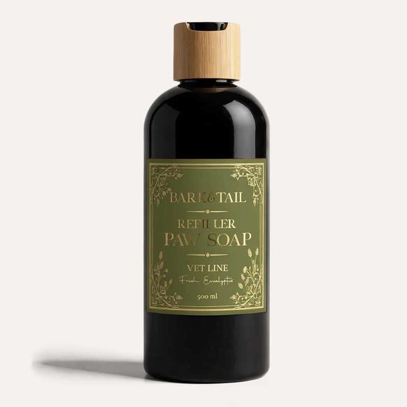 Рідке мило-рефілер для лап з ароматом евкаліпта, вет лінія Bark&Tail-Vet Line liquid paw soap, 500мл