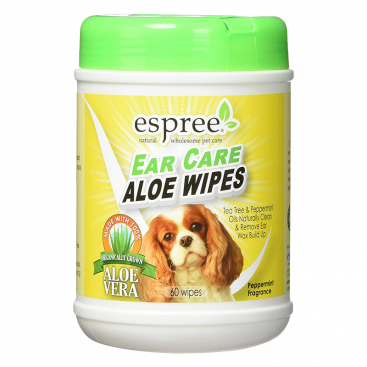 Влажные салфетки для чистки ушей Espree - Aloe Ear Care 60 шт
