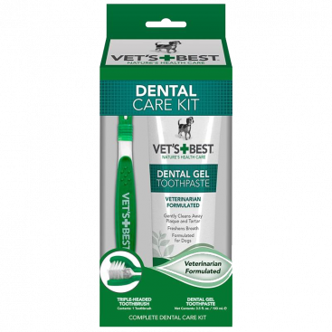 Набір для чистки зубів Vet's Best - Dental Care Kit 103 мл