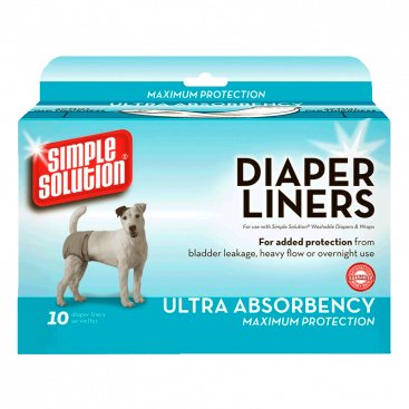 Прокладки при обильных выделениях Simple Solution - Diaper Liners Ultra absorbency 10 шт