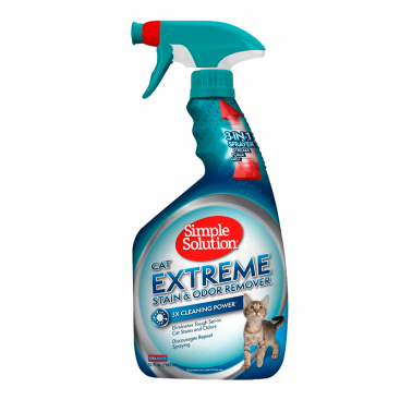 Засіб для знищення плям і запахів від котів Simple Solution - Cat Extreme Stain&Odor Remover