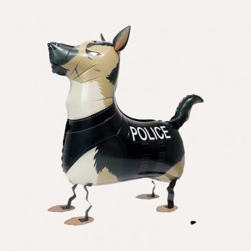 Воздушный шарик 3D на день рождения собачки Fiesta - Police shepherd dog