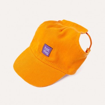 Кепка для собак з котону HatDog - Creamy-Orange, S