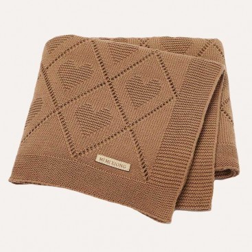 Плед для животных Home Creative - Knitted Hearts Cinnamon, 70х90 см