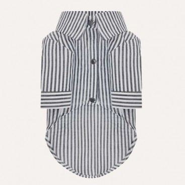 Сорочка смугаста Mimi.schell - Gray, S (сп.25см/ог28-32см)