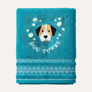 Рушник для собак з вишивкою Montmorency - Gentleman’s Dog Towel (50x100 см)