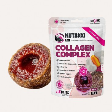 LK Baits Pet Nutrigo Collagen Функціональні ласощі для собак дрібних порід з колагеном 75 г