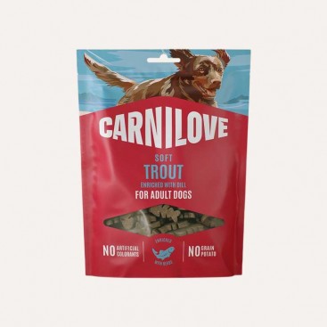 Мягкое лакомство для собак форель и укроп Carnilove-Trout with Dill, 200 г
