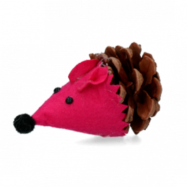 Іграшка для котів миша-шишка Forest Friends - Mouse Pink