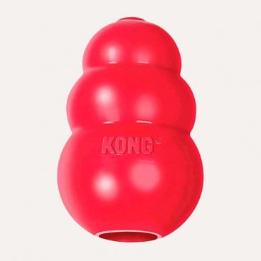 Супер крепкая игрушка для лакомства KONG - Classic, M red