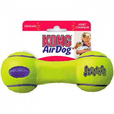 Іграшка з піщалкою для собак KONG - Airdog Squeaker Dumbbell, 18 см