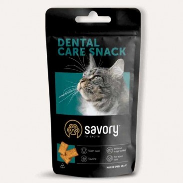 Хрустящие лакомства для кошек "Здоровье зубов" Savory - Cats Snacks Pillows Dental Care, 60 г