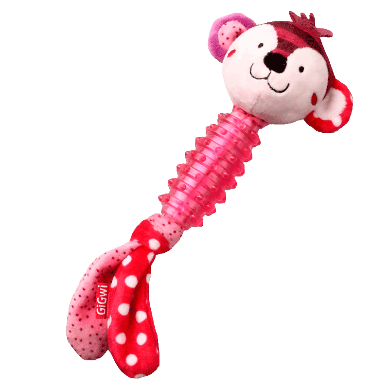Іграшка для собак Мавпочка з пищалкою GiGwi Suppa Puppa, 20 см
