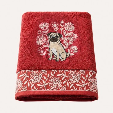 Полотенце для собак с вышивкой Montmorency - Flower  Towel (50x100 см)