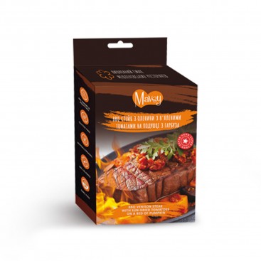 Ласощі для собак стейк з оленини Mavsy -Charcoal deer beef chip with potato & pumpkin,100г