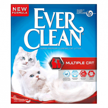 Наповнювач для котячих туалетів Ever Clean - Multiple Cat 6 л