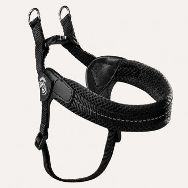 Мягкая сетчатая шлея Tre Ponti - Easy Fit Genesis mesh, черная, размер 3.5