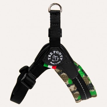 М'яка сітчаста шлея Tre Ponti - Easy Fit Camouflage Mesh з регулюванням - Green, розмір 1