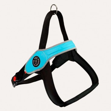Шлея для великих собак Tre Ponti - Primo Silver Blue, XXL