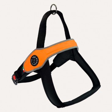 Шлея для собак Tri Ponti - Primo Silver orange, M