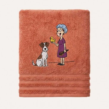 Полотенце для собак с вышивкой Montmorency - Waiting for the Bubbles (70х140 см)