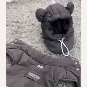Комплект жилетка и шлем Puhla Mimi.schell - Mocha, M(ДС: 30-35; ОГ: 32-44)
