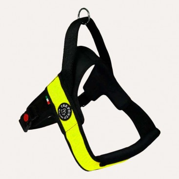 Шлея для собак Tre Ponti - Primo Plus Onyx жовта, розмір L