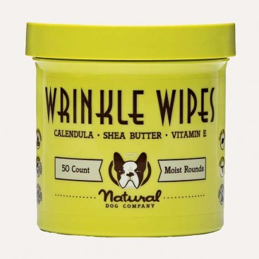 Салфетки для складочек Natural Dog Company - Wrinkle Wipes, 50 шт