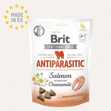Лакомство для собак с лососем Brit Care - Functional Snack Antiparasitic Salmon 150 г