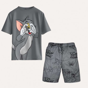 Піжама чоловіча шорти+футболка Fansphere Underwear & Sleepwear - Tom&Jerry 52 (XL)