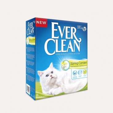 Наполнитель для кошачьих туалетов ароматизированный Ever Clean - Spring Garden, 6 л