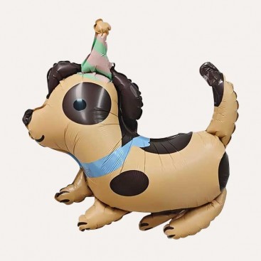 Повітряна кулька на день народження песика Fiesta - Beige Dog
