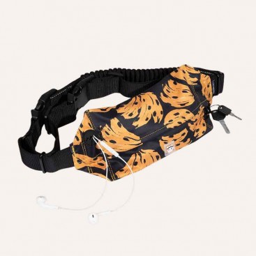 Ремень для бега с амортизирующим ремнем-поводком Zee.Dog - Zee.Run Bossa Banana