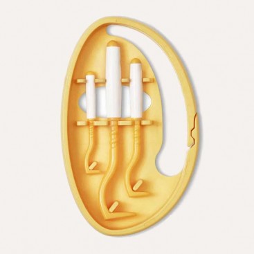Инструмент для удаления клещей в держателе – O`Tom Tick Twister, 3 шт (желтый)