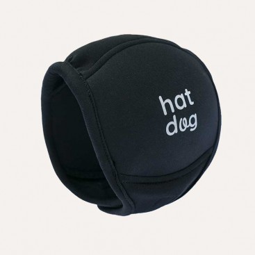 Шлем звукоизоляционный для собак Hat-Dog - неопрен Черный, XXL