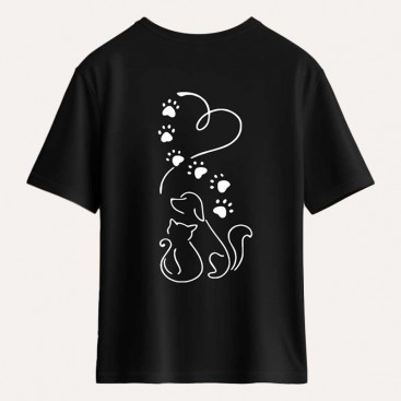 Футболка жіночка InLove - Lovely Paws, XL