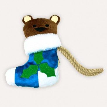 Іграшка для собак - Bear in Christmas Boot