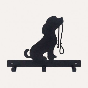 Настенный держатель для поводков на 3 крючка CozyHome - Leash holder puppy