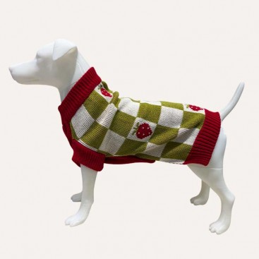 Светр для собак полунички goodboy.swtrs - М