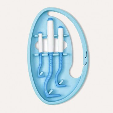 Инструмент для удаления клещей в держателе – O`Tom Tick Twister, 3 шт (голубой)