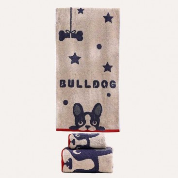 Рушник для тварин Fashion Towel - French Bulldog, beige, S