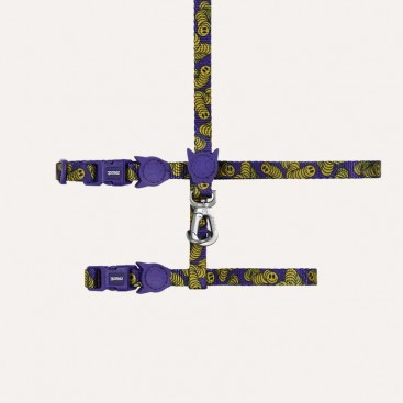 Набор шлей и поводок для кошек Zee.Cat - LORDS OF ZEE.TOWN ZMILEY HARNESS + LEASH SET