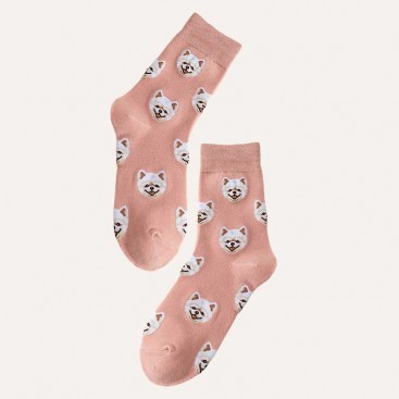 Шкарпетки жіночі зі шпицем Holiday - Pink Dream, 36-39
