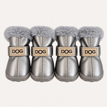 Черевики для собак DOG - Silver, розмір 3