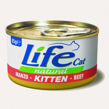 Консерви для кошенят з яловичиною LifeCat - Beef, 85 г