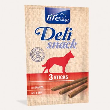 Ласощі для собак з яловичиною LifeDog snackBeef 33 г