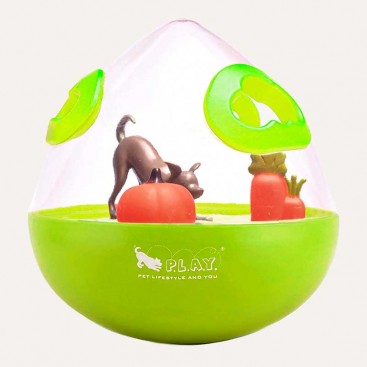 Інтерактивна іграшка-головоломка для собак Pet Play - Wobble Ball Green