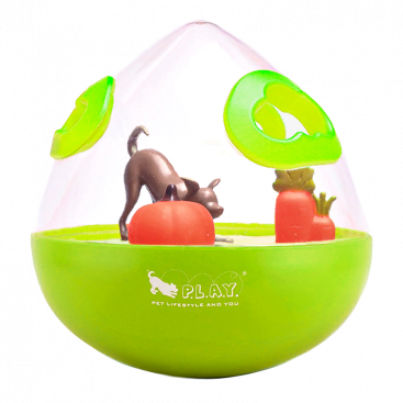 Інтерактивна іграшка-головоломка для собак Pet Play - Wobble Ball Green